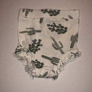 SpearmintLOVE green cactus ruffle bloomer